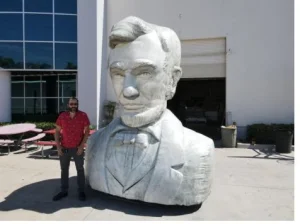 2023 New Inflatable Abraham Lincoln Statue