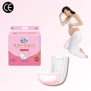 Absorvente descartável de alta absorção para maternidade, absorventes pós-parto após o parto