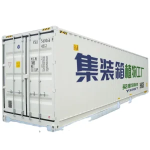 Mobile Hydroponic Greenhouse - Container Farm With Climate Control For Plant Factory Ready To Plant Right After Delivery