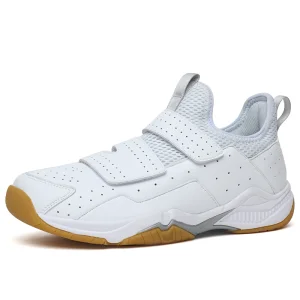 New 2025 High Quality White Volleyball Shoes for Women Sports Training Anti-slip Arch Support Sports Men Badminton Shoe Brand