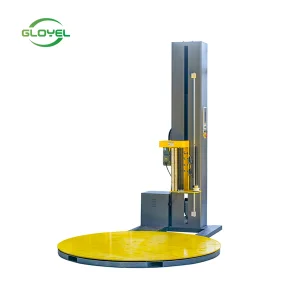 Electric Automatic PLC-controlled Motor-driven High Productivity Film Feeding Shrink Wrapping Machine For Pallet Food Beverage