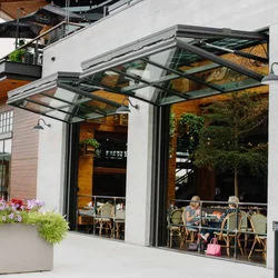 Aluminum Bi-Folding Window Low Cost Custom Aluminum Foldable Windows for Restaurant