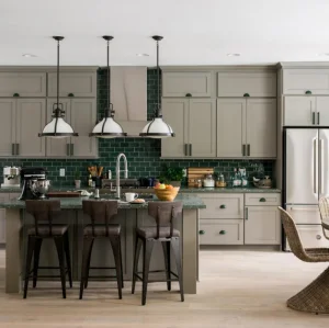 Cabin Style Glass Kitchen Cabinets Door Kitchen UV Sterilizer Cabinet