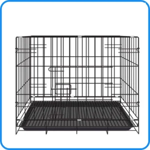 Gaiola de Metal para Animais de Estimação, Canil para Cães ao Ar Livre