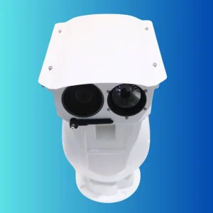 Weatherproof PTZ Camera with Dual-Spectrum Imaging for Perimeter and Facility Protection