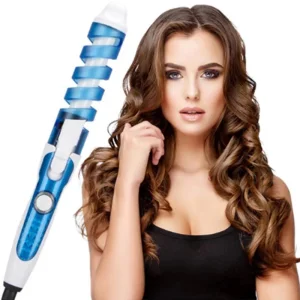 Spiral Hair Curler Electric Professional Hair Styling Tool Cone Ceramic Curling Wand Big Hair Wave and Curlers Rollers Machine