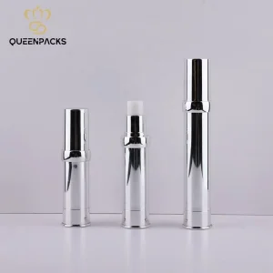 as Silver Finish Cosmetics Mist Spray Airless Bottle for Liquid Products
