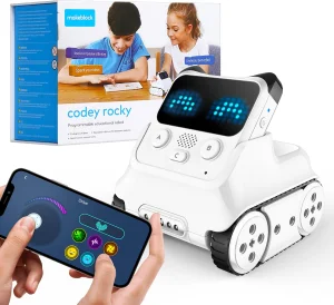 Makeblock Codey Rocky Interactive Emo Robot Coding for Kids STEM Toys Support Scratch Python Programming Smart Robotics for Kids