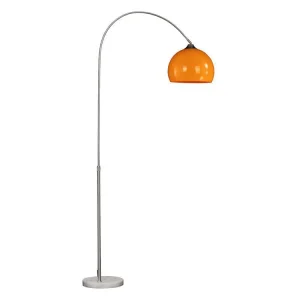 Orange Arc Floor Lamp