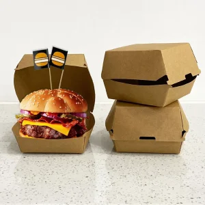Caixas de Embalagem de Alimentos para Hambúrguer