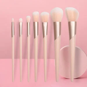Champagne Makeup Brushes Set