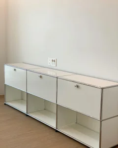 Metal Movable Sideboard Cabinet