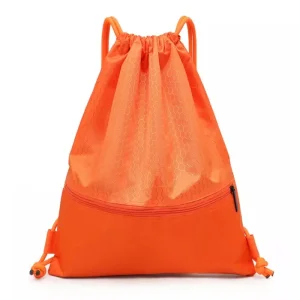 Custom Print Logo 420d Sublimation Large Nylon Polyester Drawstring Waterproof Gym Pull Drawstring Backpack