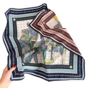 Luxury Silk Wool Blend Scarf