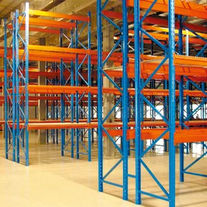 Factory Made Heavy Duty Metal Pallet Racking Shelf With Teardrop Upright and Beam