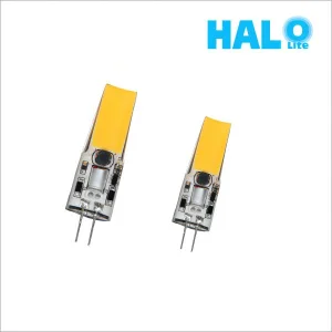 Halolite G4 3W Silicone Crystal Chandelier Bulb Non-Dimmable LED Light