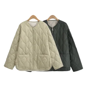 Women's New Fashion Casual Padded Winter Jacket Stylish Design Warm Outdoor Coat
