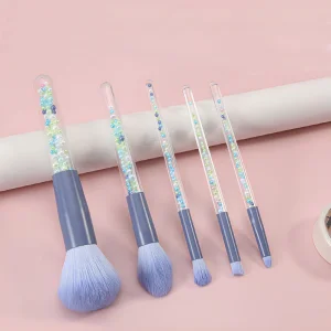 Wholesale 5PCS Pearl Make up Brushes Foundation Powder Highlight Eyebrow Brush Cosmetic Tool Beauty Makeup Brush Set