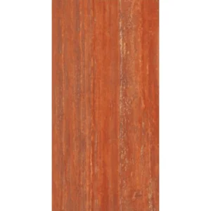 Artificial Large Size Porcelain Floor Tiles Italian Red Travertine Sintered Stone Slab