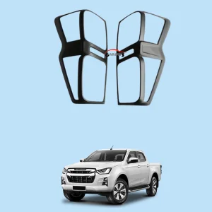 ABS Tail Lamp Cover for D-Max 2022 Tuning Black Garnish Cover Kits Body Kit 4X4 Exterior Back Light Car Exterior Accessories
