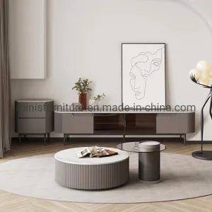 Marble Glass TV Stand