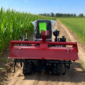 Agricultural Mini Crawler Tractor Ride-on Rotary Tiller