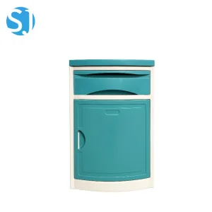 ABS Hospital Bedside Cabinet Castors Mobile Medical Locker Patient Storage Cabinet Bedside Table Ward Furniture