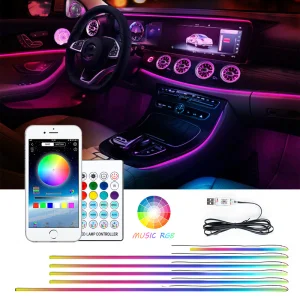 RCJ LED Strip Lights Car Interior Ambient Lamp