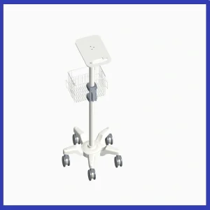 High Quality and Best Price Rolling Stand Cart with Basket and Tray