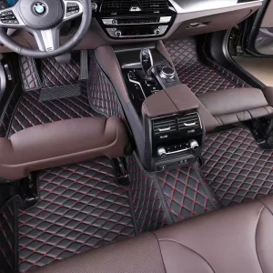 Custom Luxury Leather Floor Mat