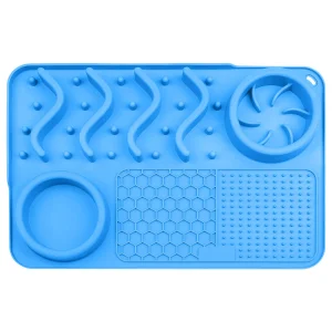 4-in-1 Dog Lick Pad Slow Feeder for Pets with Anti-Slip Suction Cups &amp; Safe Silicone