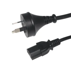 Au 3 Pin Lead Electric Cable Australia for Home Appliance C13 Iec 320 Saa Power Cord Power Cables