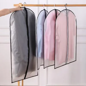 Hot Garment Bag Clothing Dust Cover PEVA Garment Covers for Closet Clothes Storage Plastic Dustproof Suit Bag