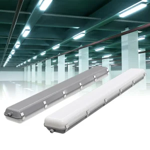 Outdoor Dimmable LED Tri-Proof Light Fixture with Motion Sensor