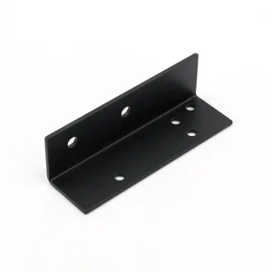 Furniture Corner Bracket Aluminum Die Casting Black Angle Code Table Chair Door Frame Hardware Parts