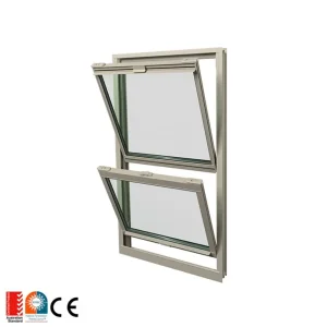Ventanas de aluminio de un solo panel oscilante y de un solo panel deslizante Ventana de un solo panel deslizante