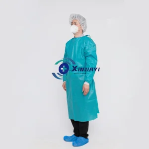 Bata de aislamiento desechable no tejida personalizable para protección médica, consumibles de un solo uso, bata quirúrgica desechable