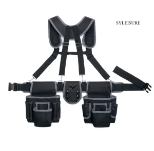 High-Quality Adjustable Tool Harness Belt with Double Pockets Factory, Products