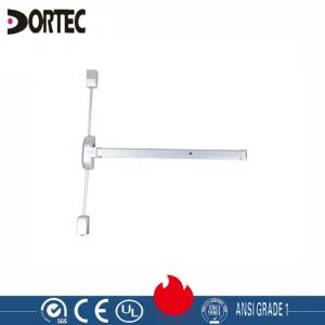Dortec Double Steel Door Vertical Panic Exit Device with Dogging