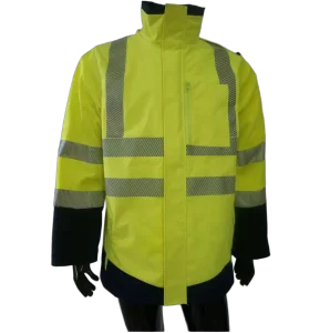Hi Vis Reflective Safety Rain Jacket