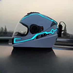 Luz de capacete LED USB