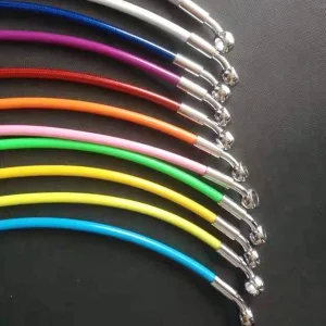 Flexible SAE J1532 An6 An8 An10 An12 Black Nylon Braided Hydraulic Oil Cooler Engine Fuel Rubber Brake Hose with Aluminum Fittings for Car and Motorcycle