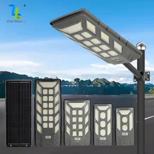 High Brightness 600W LED Outdoor IP65 Waterproof ABS Integrated All in One Solar Street Light