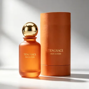 Luxury Empty Colorful Round Perfume Bottle with Custom Box