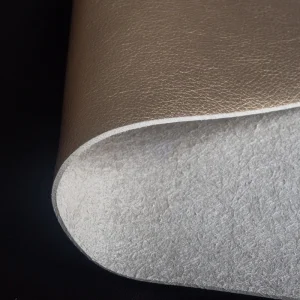 Cuero sintético de alta calidad de PU microfibra