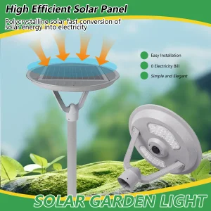 Solar Garden Light LED IP65 Monocrystalline Panel