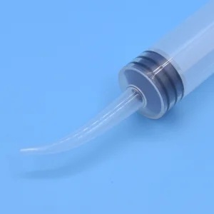 12ml Seringa de Irrigação Descartável Odontológica com Ponta Curvada para Impressão