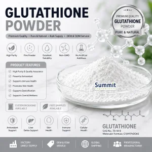 Enhanced Absorption Liposomal Glutathione Powder Food Grade Pure L-Glutathione Supplement Powder For Immune Support