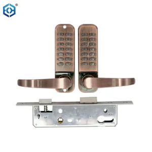 Udohow Mechanical Entry Combination Push Button Door Lock Keyless Digital Doorlock