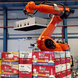 Bocerobot 3D Visual Guide Carton Multi-Strip Multi-Code Palletizing Robot for Logistics Industry
